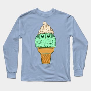 Penguinscoops - classic ice cream Long Sleeve T-Shirt